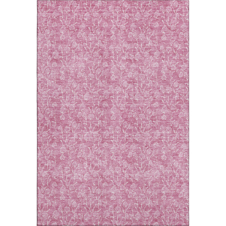 Premium Machine Washable Prisco Blush Rug