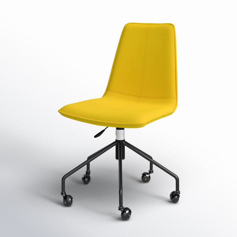 Greenwich Velvet Task Chair, Gold Velvet