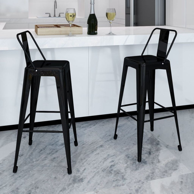 Barraza Counter Stool with Metal Frame