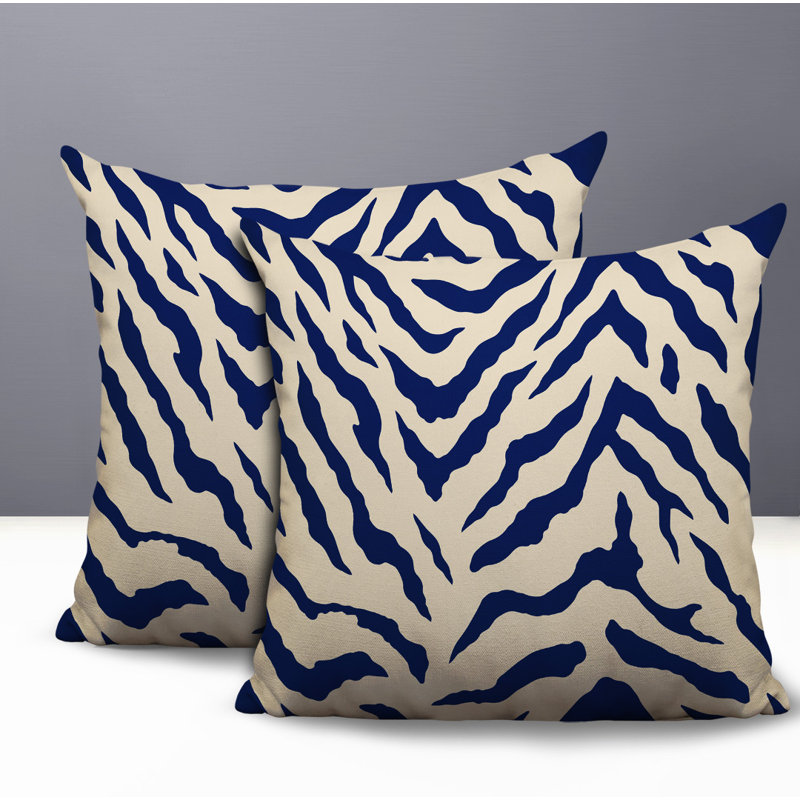 Coussin intérieur / extérieur Billi, 16x16, Blue