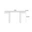 Console moderne simple et noire