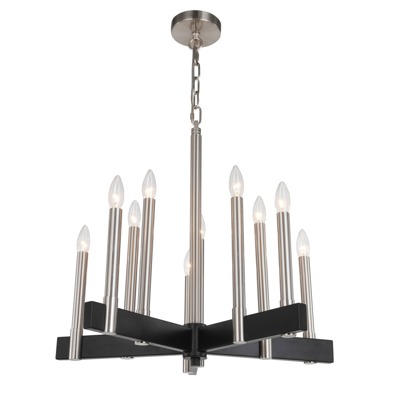 Lustree 10 lumières façon bougie classique/traditionnel Ostrom