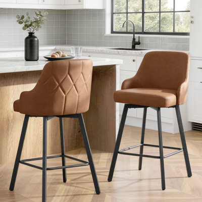 Modern 360° Swivel Bar Stool