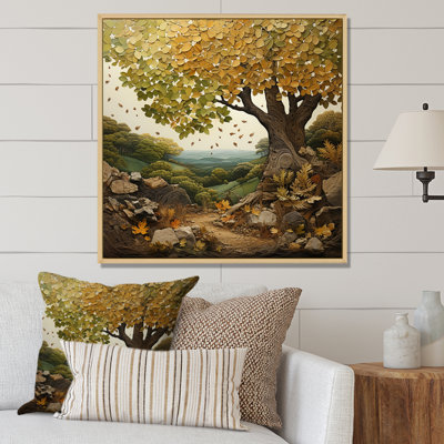 Green Oak Tree Whispers of History III - Print -  Red Barrel Studio®, 51ADE0F1FF2840CC942B244B177780CA