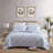 Tommy Bahama Distressed Water Leaves Blue Cotton Reversible Quilt Set-1249628097