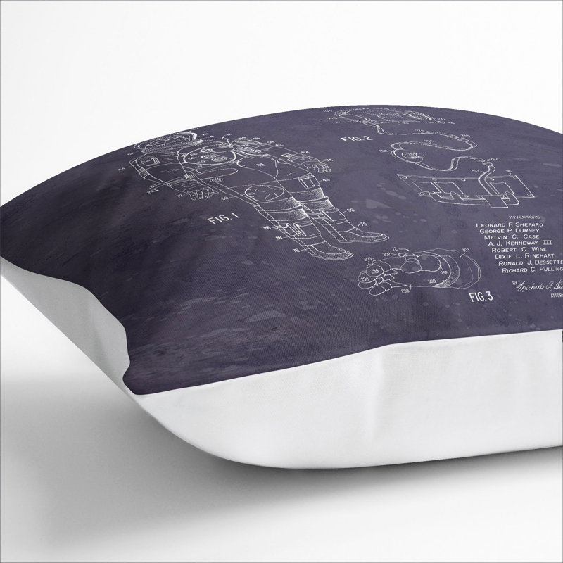 Square Cushion, White, 55cm H x 55cm W x 20cm D