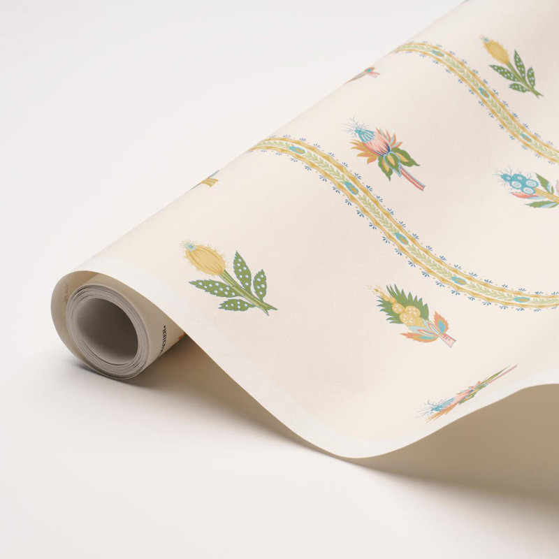 Les Fleurs Exotiques Wallpaper, Citron