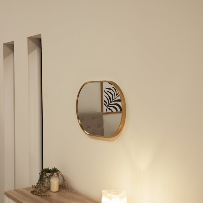 Nickalls Metal Oval Mirror