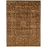 Wool Oriental Area Rug in Brown