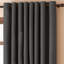 Luxury 230 GSM 100% Blackout Eyelet Room Darkening Curtain Pair-968236124-968236126