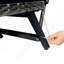 1 banc de côté pliable en osier de patio