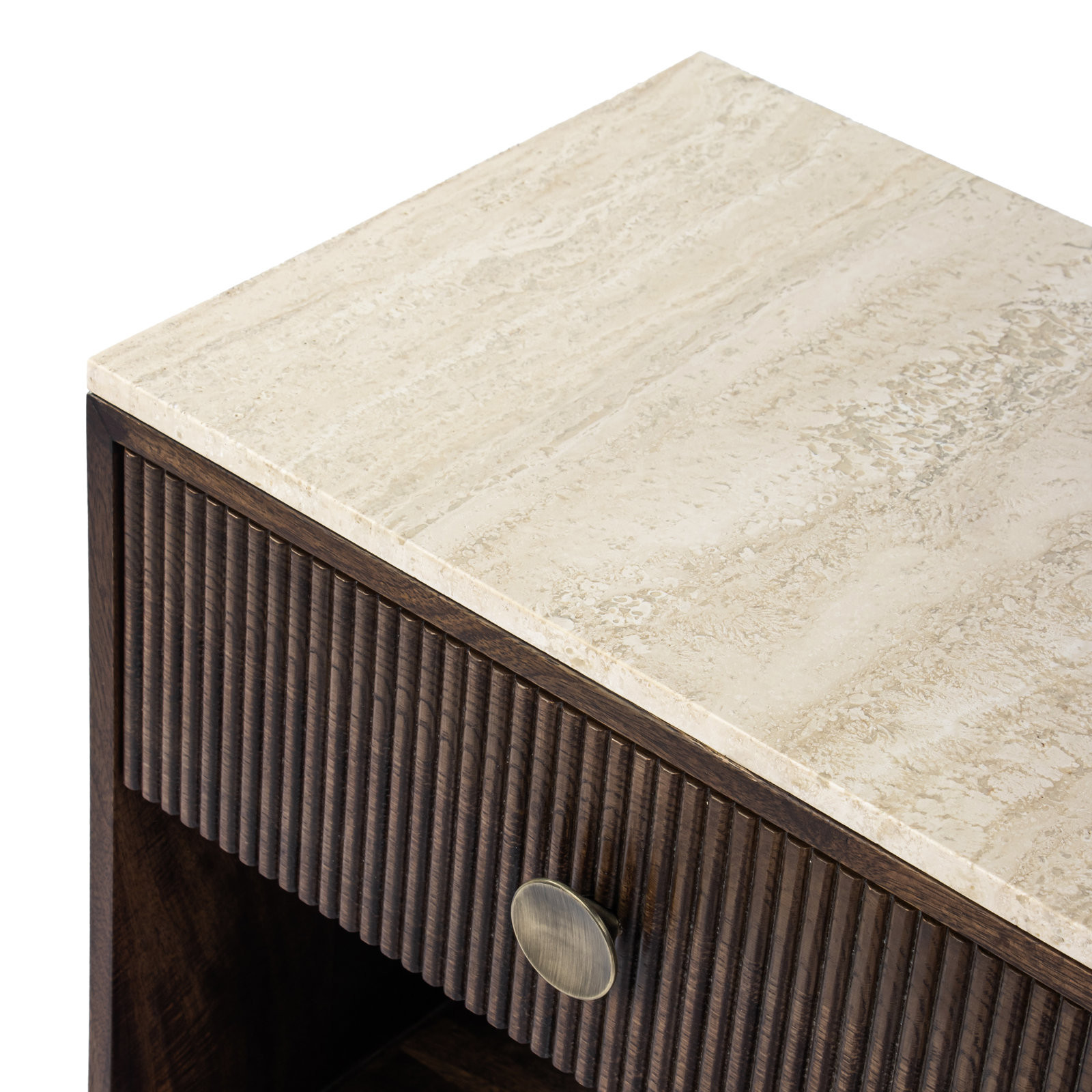 Katia Travertine Nightstand