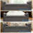 CHIRA Oversized Bed Ottoman, Chenille Upholstered Extra Long Bench with Arms-797727208
