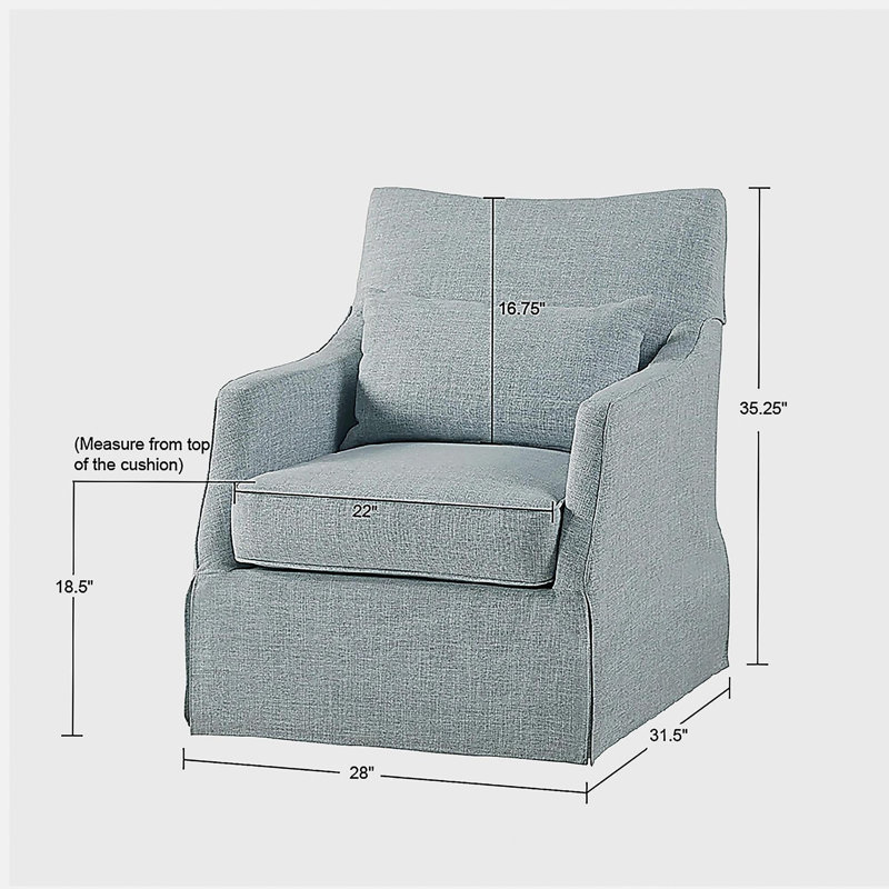 Chaise pivotante à jupe