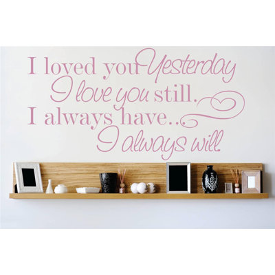 Text & Numbers Wall Decal