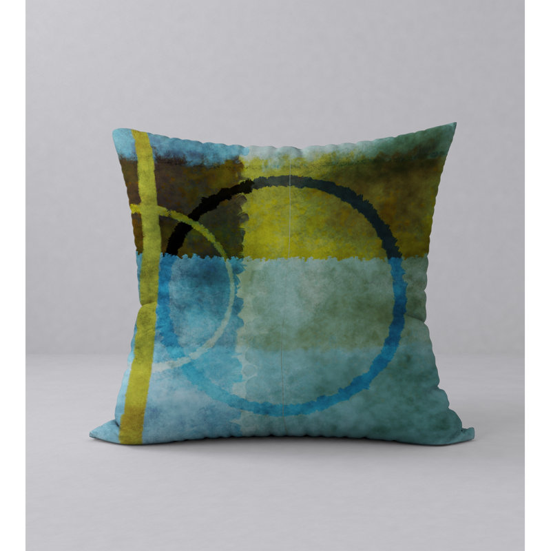 Housse de coussin carrée et captivant exceptionnelle, 18" x 18"