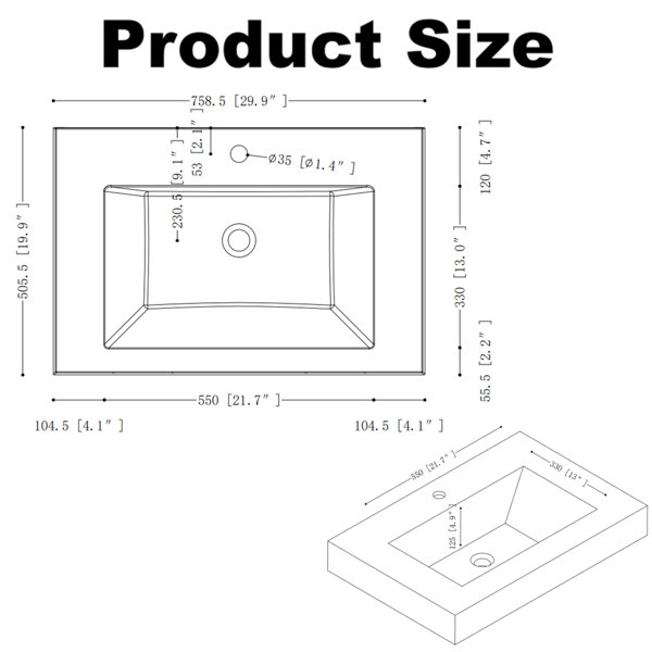Dimensions du produit