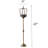 Retro metal crown floor candlestick-581072590