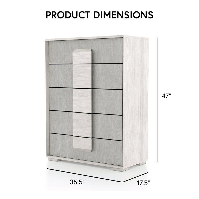 Juin 3-Piece Nightstands And Chest Set