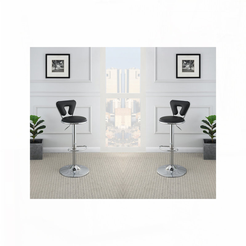 Adjustable Bar stool, Black