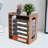 Jefto 7 Tier Wood File Paper Organizer