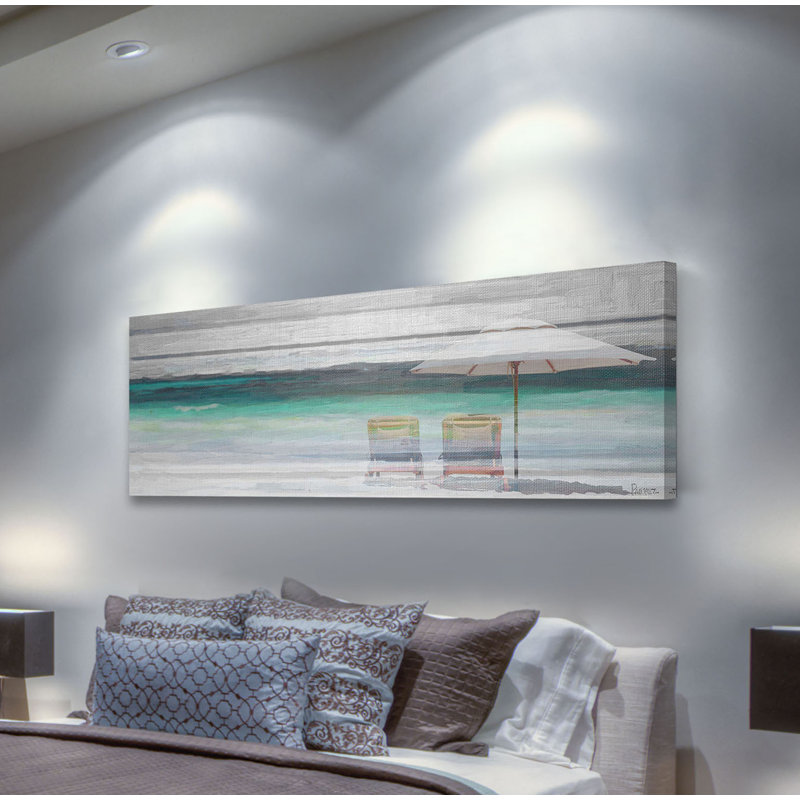 « beach life » par parvez taj,, reproduction sur toile tendue, H 32 po x l 32 po