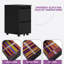 39 cm W 2 -Drawer - Drawer Wheels / Casters included Mobile Steel Filing Cabinet-863247965