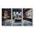 Toile naturelle avec cadre flottant