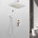 Ceiling Mounted Shower System Combo Set With Handheld And 16"Shower Head