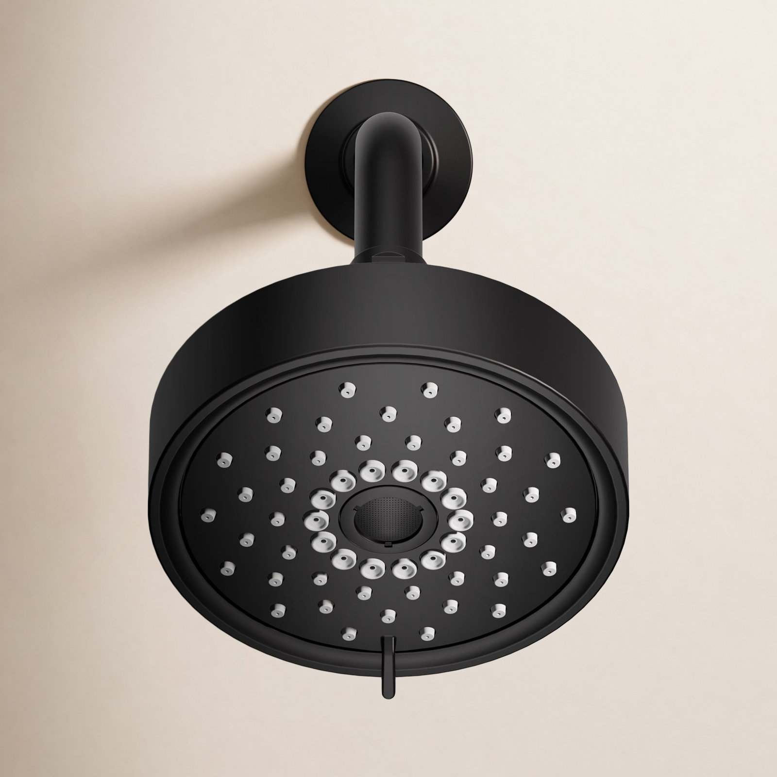 Purist 2.5 GPM 5.5" Wall Mount Showerhead, Matte Black