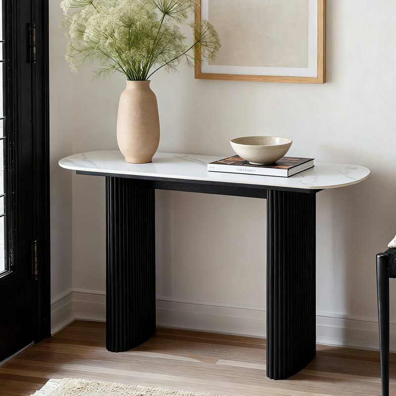 Jaysaun 47.24" Console Table, Black
