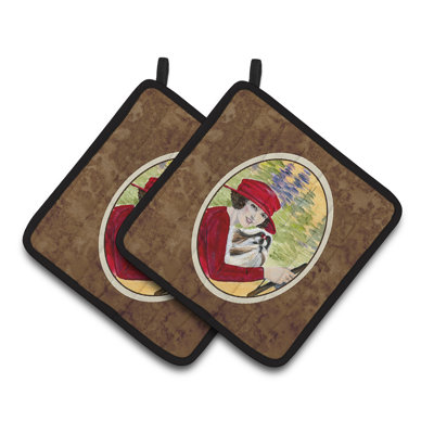 Caroline's Treasures Lady Conduite avec sa poignée Shih Tzu