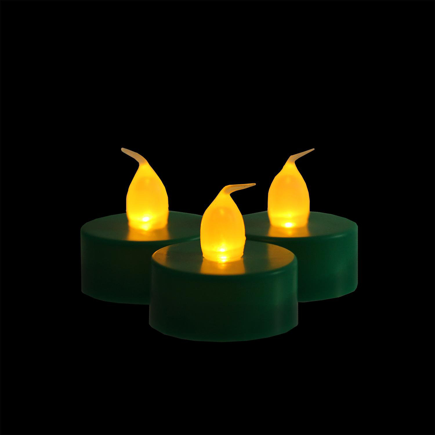 Northlight Ensemble de 3 bougies sans flamme LED de Noël à batterie à  batterie 6