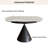 Extendable Dining Table With Sintered Stone Tabletop-124423938