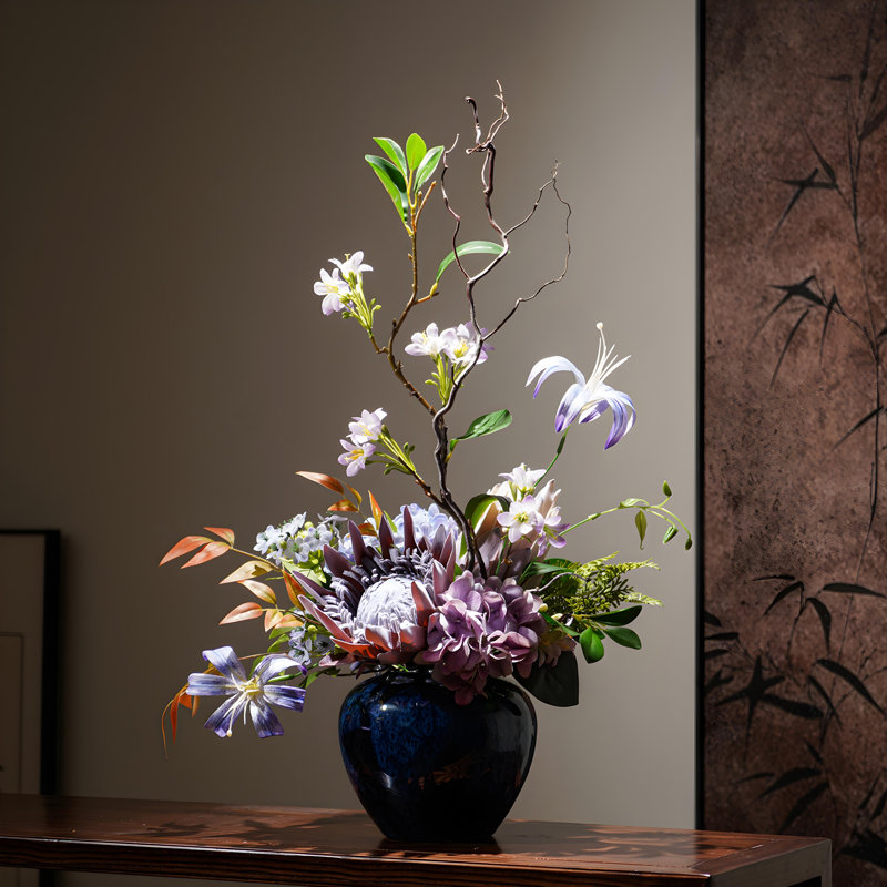 Ornements de fleurs simulées