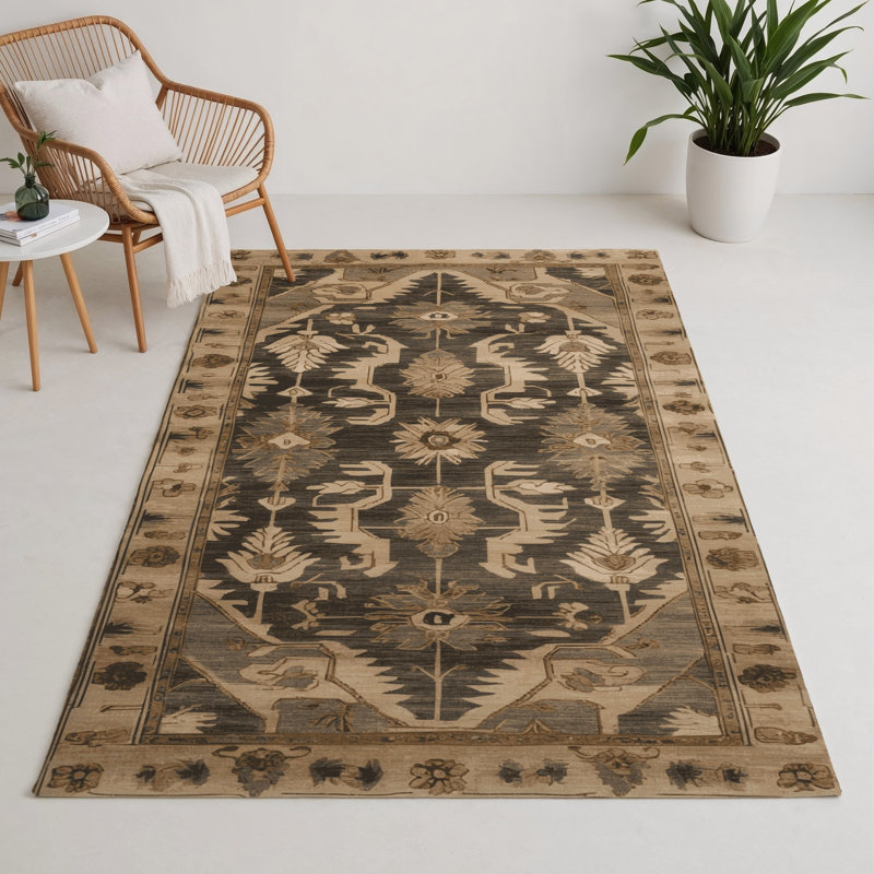 Tapis intérieur et extérieur ArtDeco, Rectangulaire 3 pi x 5 pi