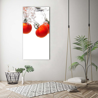 Tomatoes Under Water - Wrapped Canvas Print