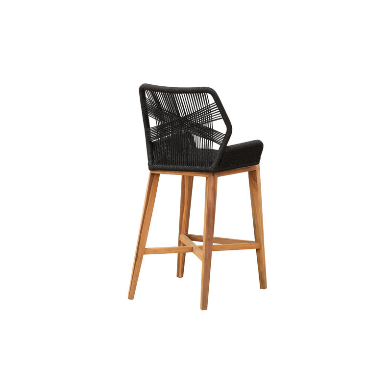 Ensemble de 2 tabourets de bar Beverly, Noir, 26"