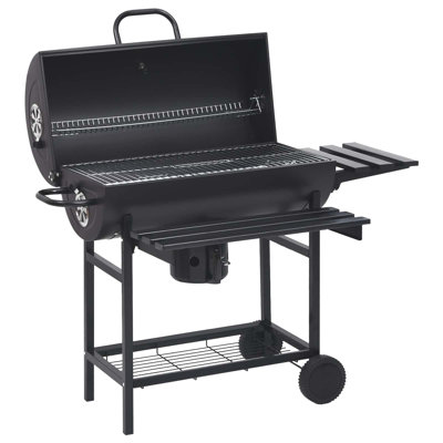 VidaXL 115cm W Wood Pellet Grill