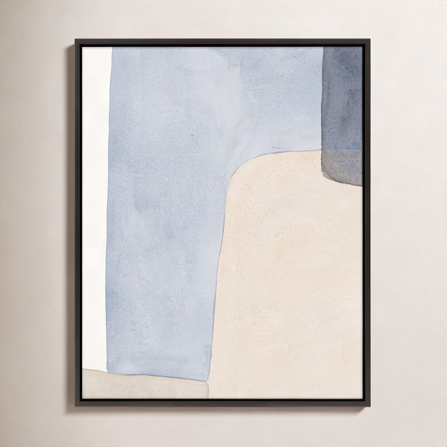 Dreamy Hues Painting by Julia Balfour, 50" H x 40" W x 1.4" D, Black Framed Canvas