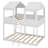 Wood Bunk Bed With Roof, Window, Guardrail-1161886594
