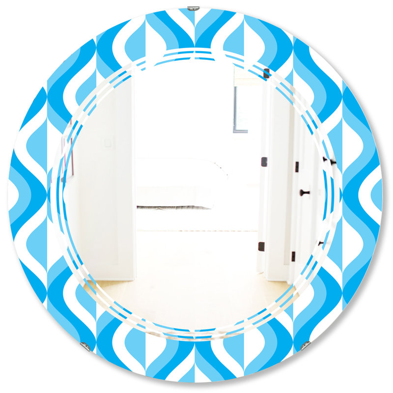 Miroir mural moderne sans cadre VI, 31,5 po x 31,5 po