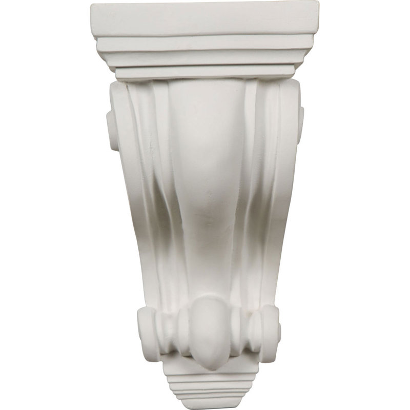Endurathane Devon Corbel, 4"W x 4"D x 7 1/2"H, Factory Primed