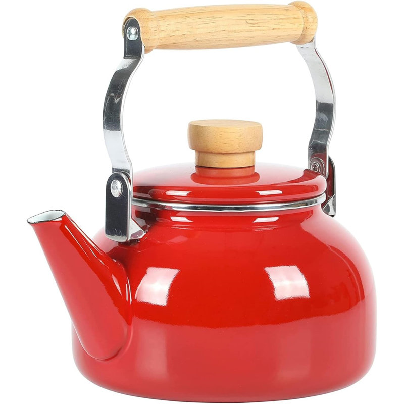 Bouilloire Mr. Coffee Quentin 1,5 p. Avec poignée rabattable en rouge, Rouge
