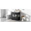 Meuble-lavabo de 30 po avec comptoir d'évier, armoire de salle de bain avec tablette de rangement ouverte et deux tiroirs, un paquet-673599488