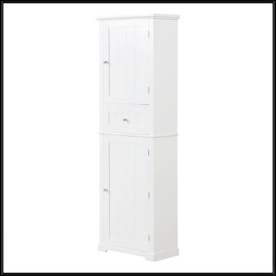 Grande armoire de rangement pour salle de bain