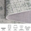 Tapis abstrait sauge / ivoire Arrietty-1195958185