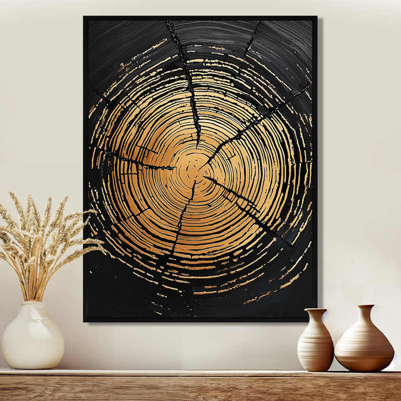 Aspatria - paysages, impressions sur toile, Noir, Reproduction avec cadre flottant, H 20 po x l 12 po