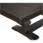 Table de salle à manger en bois de style traditionnel 1pc avec rallonge séparée