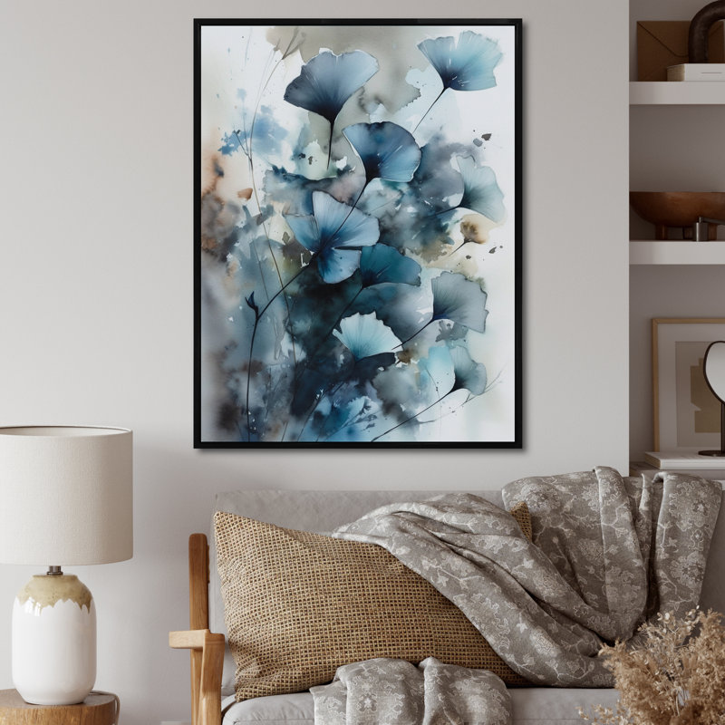 Traduction libre sur toile de Roddam, H 32 po x l 24 po x P 1 po, Cadre flottant noir